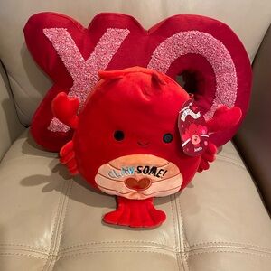 Target Valentine’s Day XO Pillow & Squishmallow Aneta Bundle New